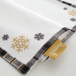 Set od 4 božićne podmetače za stol sa snježnim pahuljama 30x40 Angel baršun