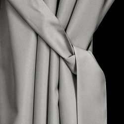 Zavjesa za terasu 155x200 boj srebrna od nepromočive tkanine sa čičak trakama, GARDEN