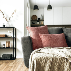 Jastučnica od šenila 45x45 cm s ukrasnim rubom Senil 6