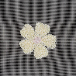 Dječja zavjesa s cvijećem izvezenim lepršavim koncem 140x250 Elsa