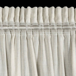 Zavjesa od tkanine s lanom  u eko stilu 140x300 trakasta Judita