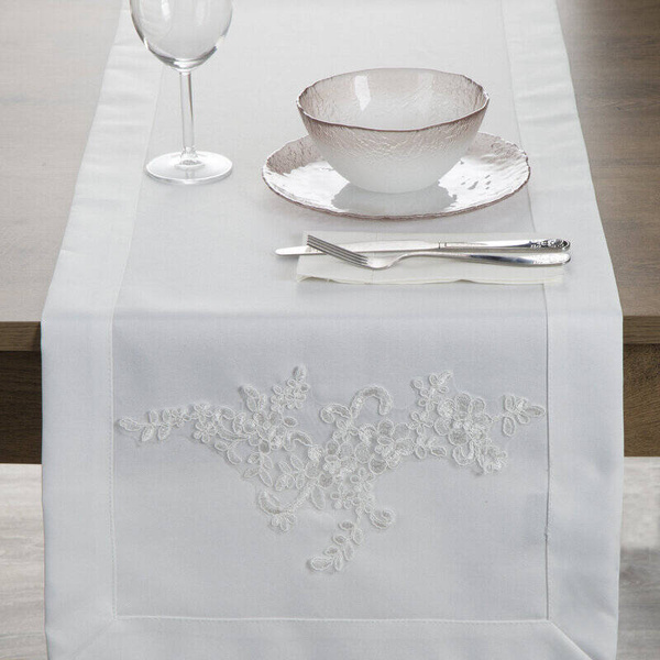 Nadstolnjak 40x140 s delikatnom čipkom Tulia