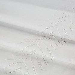 Stolnjak 160x350 sa suptilnim ukrasnim vezom, svijetlo krem ​​boje Ines