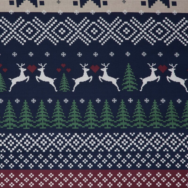 Božićna posteljina 140x200 cm, ranforce pamuk