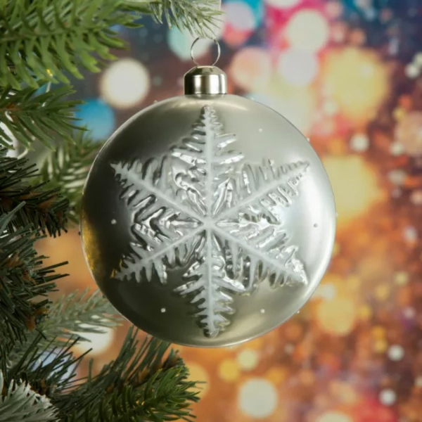 Staklena kugla za božićno drvce ∅ 8cm