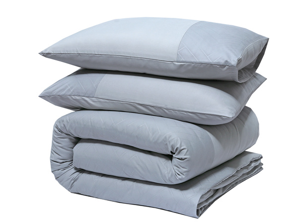 Set posteljine 140x220 od mikrovlakana s nježnim konkavnim uzorkom Embossed