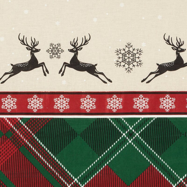 Božićna posteljina 220x200 cm, ranforce pamuk