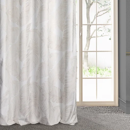 LIMITED Collection  zavjesa 140x250 od mekog baršuna s botaničkim uzorkom Luna 