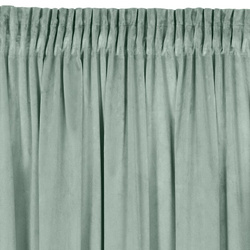 Zavjesa od jednobojnog mekog baršuna trakasta 140x270 cm ružičasta ROSA