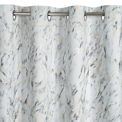 Gotova zavjesa za zamračivanje 140x250 ukrašena mramornim tiskom Sancy 