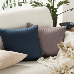 Ukrasna jastučnica od prugastog pamučnog satena 40x40 Vera