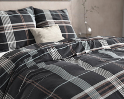 Topla posteljina od flanela 140x220, mekana na dodir posteljina 100% flanel pamuk