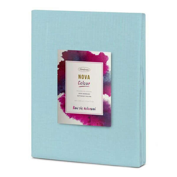 Pamučna navlaka za poplun Nova Colour 160X200 CM plava