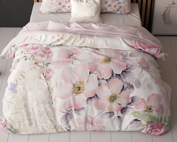 Set posteljine 140x200/220 od mikrovlakana sa čistim printom, nije potrebno glačanje