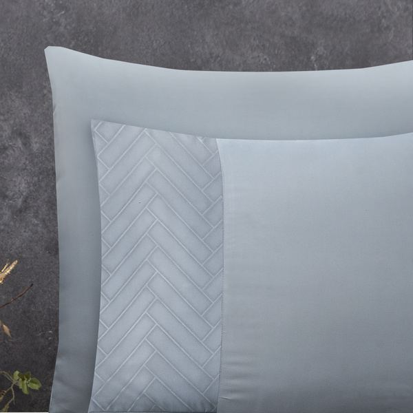 Set posteljine 140x220 od mikrovlakana s nježnim konkavnim uzorkom Embossed