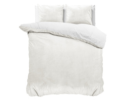Baršunasta posteljina 200x220 mikroperkal Velvet Uni