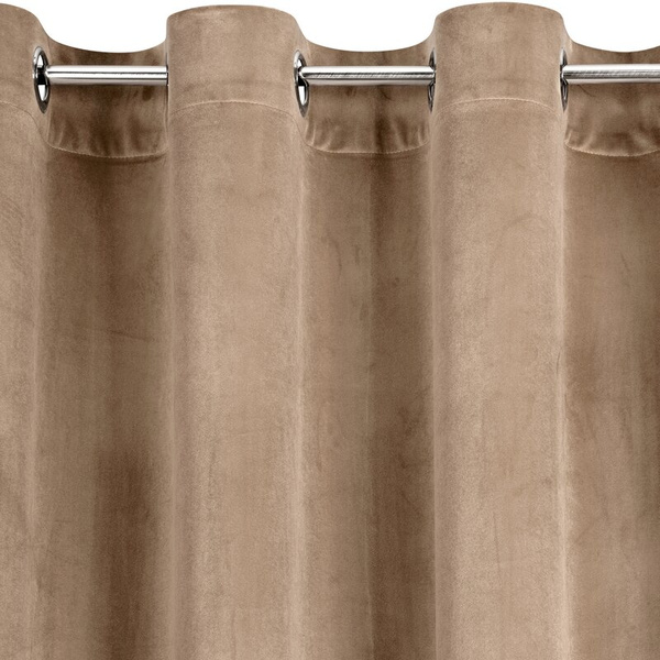 Zavjesa od jednobojnog mekog baršuna 140x250 cm  ROSA