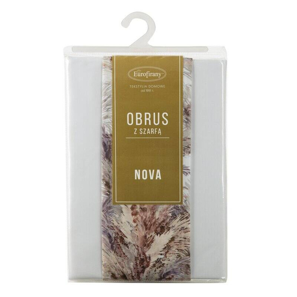 Set stolnjak 140x180 i nadstolnjak 33x180 ukrašen biljnim uzorkom ANITA 4