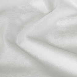 Srebrna zavjesa od sjajnog baršuna 140x270 cm traka - CAMERON