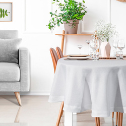 Bijeli nadstolnjak 40x140 s ukrasnim rubom 40x200 Stella 2