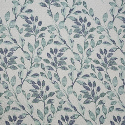 Lagani prekrivač s printom zelenih grančica 200x220 CLARISSA