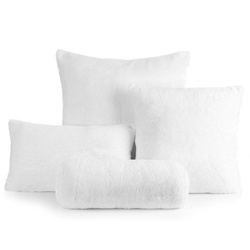 Jastuk, valjak 15x45 cm od mekane krznene tkanine NINA