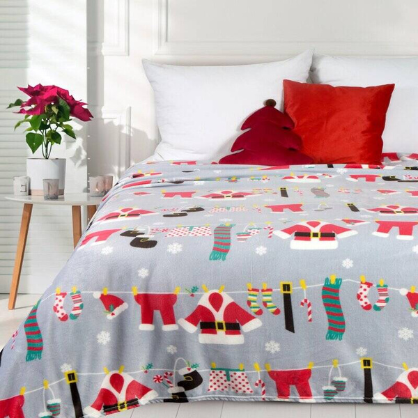 Mekana deka s božićnim motivom 150x200