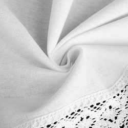 Zavjesa CLARIE na traci 150x30 cm bijela