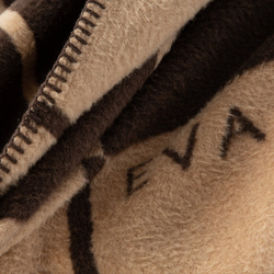 Pamučno-akrilna topla deka 220x240 cm s geometrijskim printom ELEGANTE Eva Minge