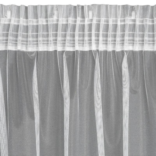 Zavjesa SARI na traci 400x145 cm bijela