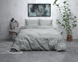 Posteljina od flanela 240x220 siva, mekana na dodir Jason