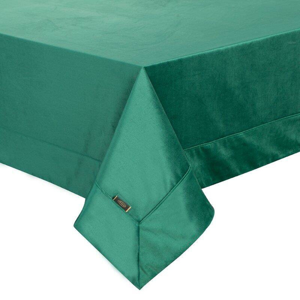 Stolnjak od glatkog baršuna s ukrasnom trakom 145x180 Velvet