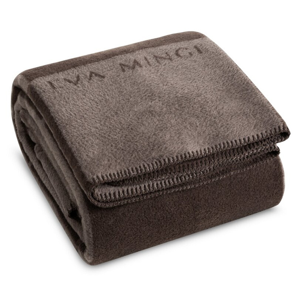 Pamučno-akrilna topla deka 220x240 cm s geometrijskim printom ELEGANTE Eva Minge