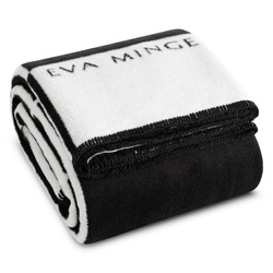 Pamučno-akrilna topla deka 220x240 cm s geometrijskim printom ELEGANTE Eva Minge