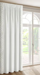 Ekskluzivna baršunasta zavjesa ukrašena 3D aplikacijom ruže 140x270 cm traka - ROSES Eva Minge