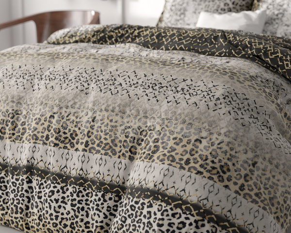 Set posteljine 140x200/220 od mikrovlakana sa čistim printom, nije potrebno glačanje