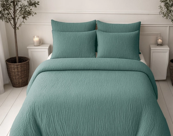 Premium poplun od muslina s jastučnicama 240X200 cm Sleeptime