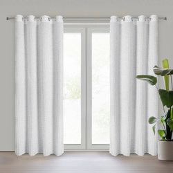 EVA MINGE gotova zavjesa 135x250 izrađena od šifona ukrašena moher koncem i suptilnim volanima TIFFANY