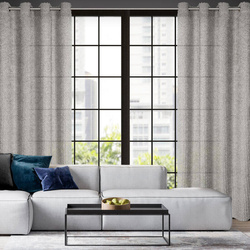 EVA MINGE gotova zavjesa 135x250 izrađena od šifona ukrašena moher koncem i suptilnim volanima TIFFANY 