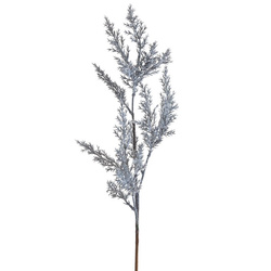 Ukrasni zimski cvijet od nježne i svilenkaste tkanine 400 76 cm plavi