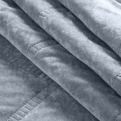 Baršunasti prekrivač za krevet 240x220 cm ukrašen prošivanjem Velvet  1
