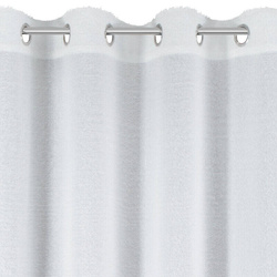 Zavjesa 140x250 AGIS ukrašena dlakavim dodatkom