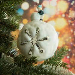Staklena kugla za božićno drvce ∅ 8cm