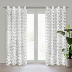 ZASŁONA GOTOWA ROSES 1 140 X 250 cm bijela boja