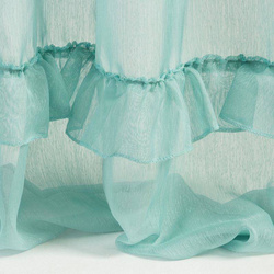 Mint zavjesa s volanima na dnu 140x270 s trakom Lorena