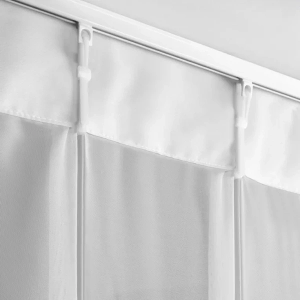 Kratka zavjesa od glatkog mat voala 230x170 cm FLEX 1:1,5 - Lucy