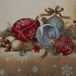 Tapiserijski stolnjak 140x180 cm ukrašen božićnim motivom