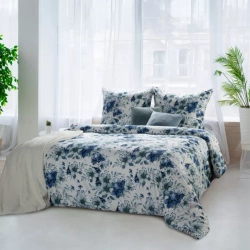 Posteljina 220x200 cm od pamučnog satena s cvjetnim uzorkom SPRING