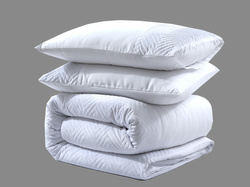 Luksuzna posteljina s baršunastim ukrasom 140x200/220 Velvet Crossline