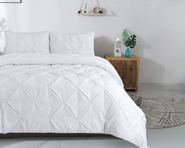 Pamučna bijela posteljina za apartmane 140x220 Salvador